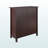 Jabora Brown 4-Piece Storage Shelf with 3 Foldable Woven Baskets, 29.74" H X 27.75" W X 12.76" D