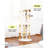 Overlooking Wooden 5-Level Indoor Cat Tower