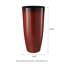 Ensemble de 2 pots à fleurs surdimensionnés en faux cobalt 30 po-123175661-123175659