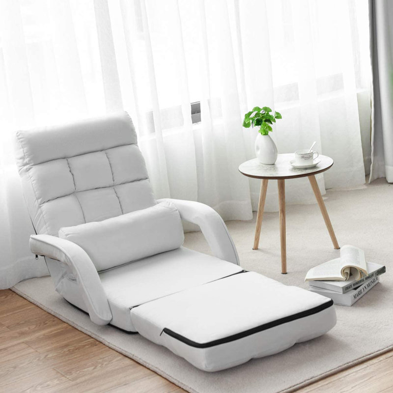 Isabelle & Max Floor Game Chair, White