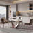 Anny White Top Dining Table