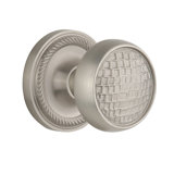 Rope Rosette with Craftsman Door Knob