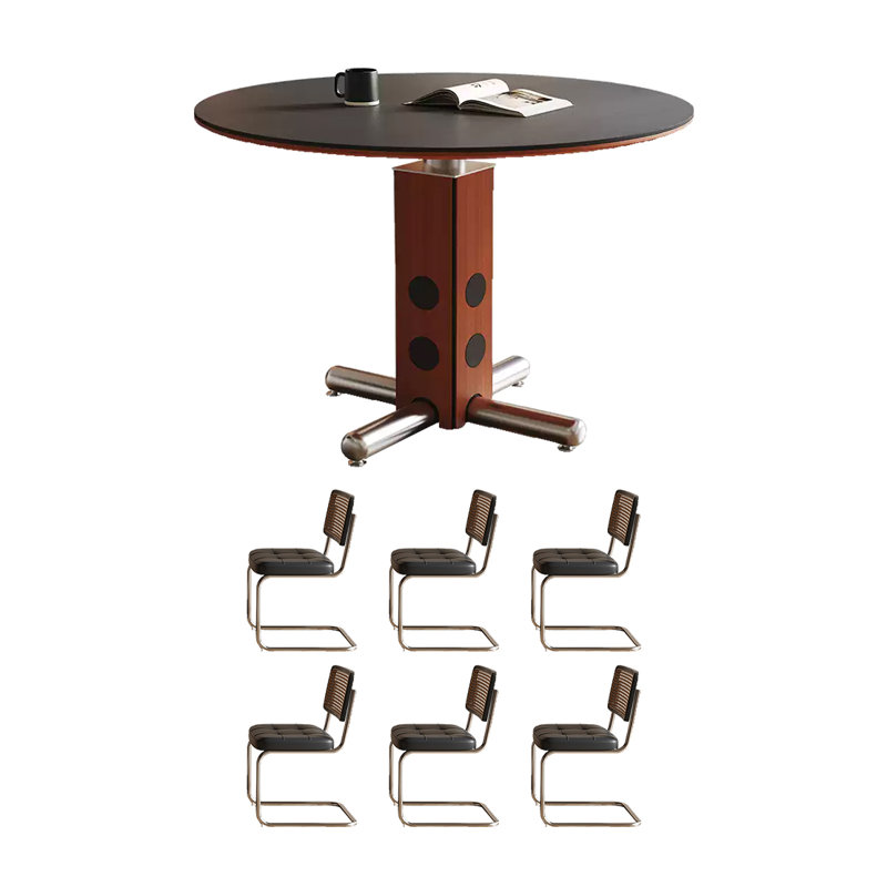 Table de salle à manger Vintage, H 29,52 po x L 51,18 po x l 51,18 po