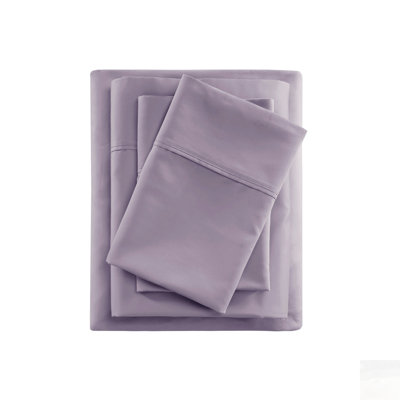 4-Piece Cooling Cotton Blend Sheet Set, Perfect for Hot Sleepers and Moisture Management