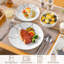 Porcelain China Dinnerware Set 12 Piece - Service for 4