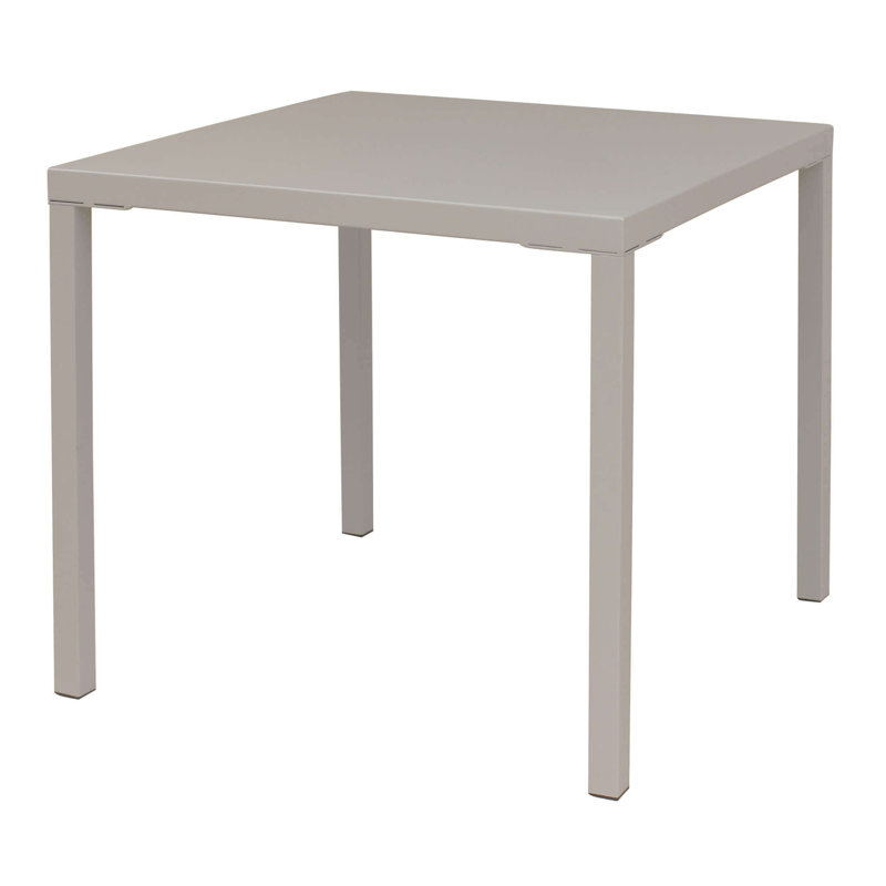 Garvyn Square Extendable Outdoor Dining Table - 80 cm W 80 cm D, Light Grey