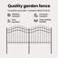Vidaxl Garden Fence Powder-Coated Steel-116797991-116797999