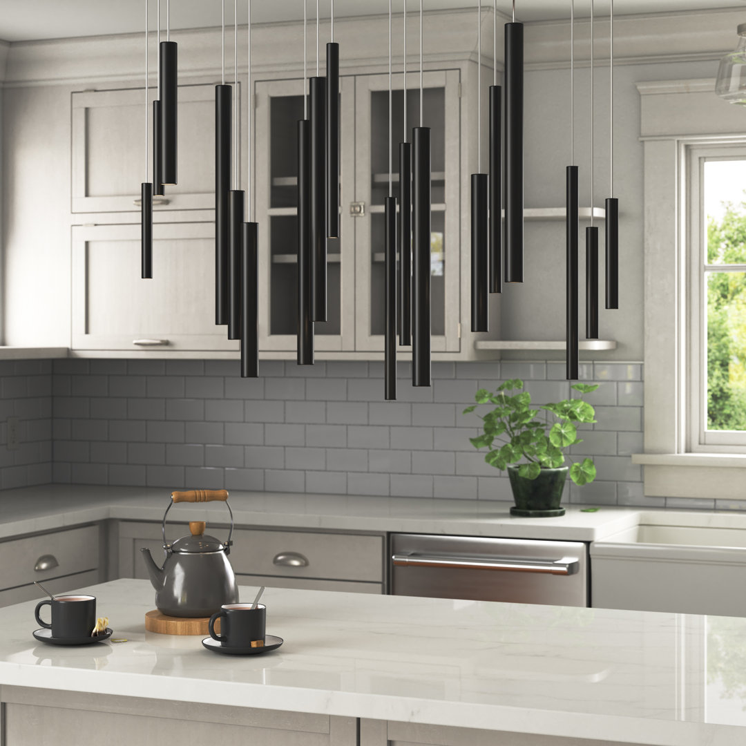 Santana 18 - Light LED Cluster Pendant Eurofase Shade 