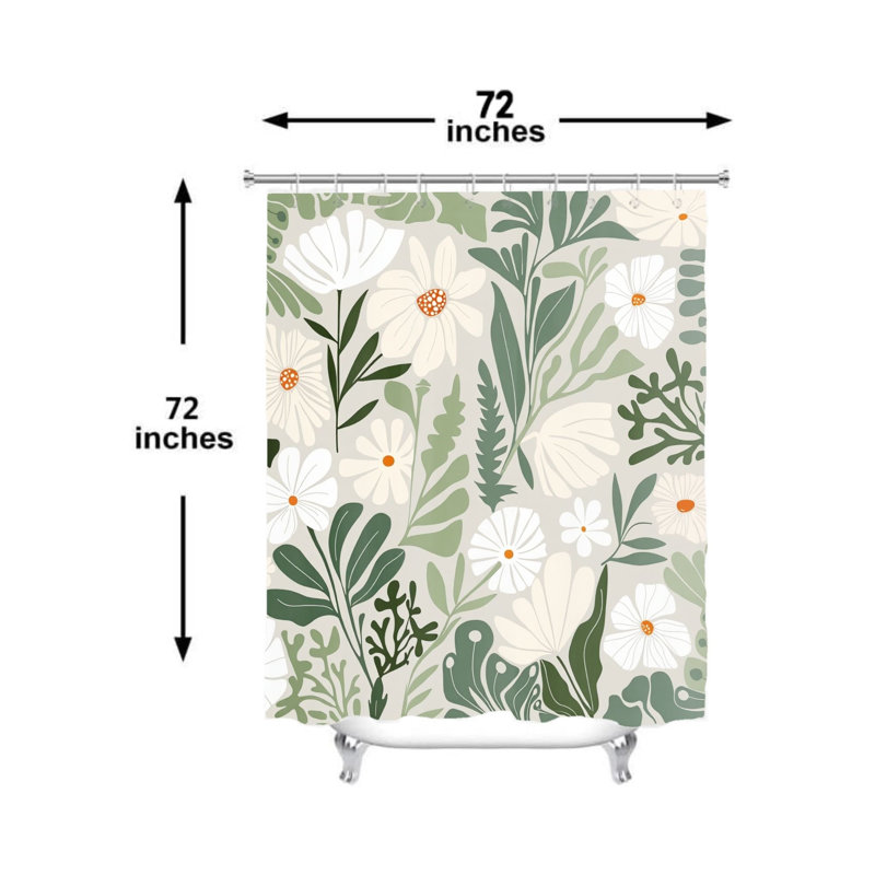 Rideau de douche Boho Daisy