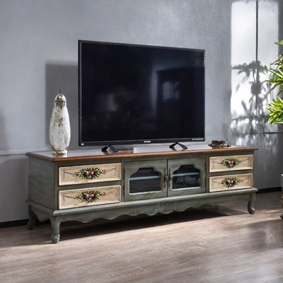 American style retro design sense TV cabinet