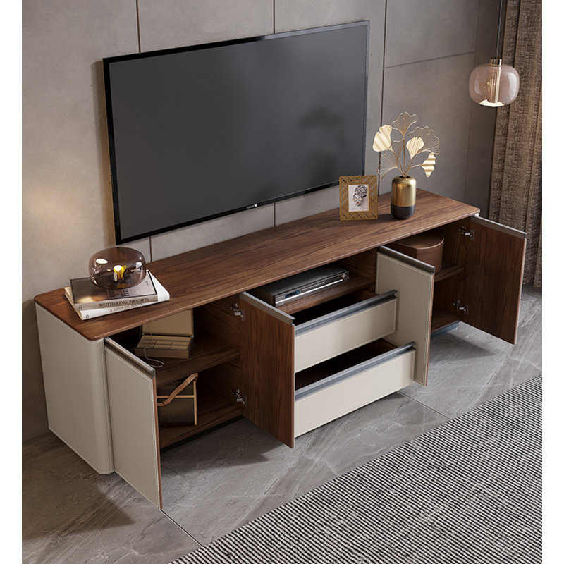 Meuble télé Mid-Century, 23.6" H x 94.5" W x 13.8" D