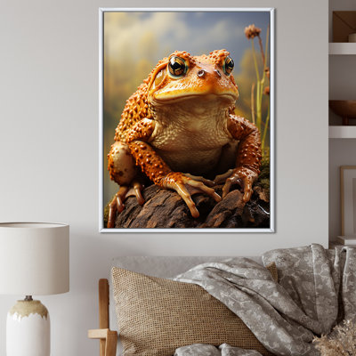«Classic Frog Portrait I» sur toile