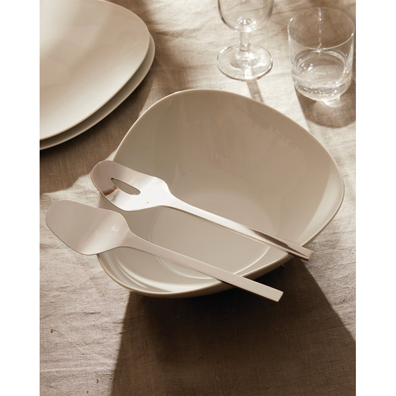 Porcelain White Ceramic Microwave Safe Salad Serving Bowl