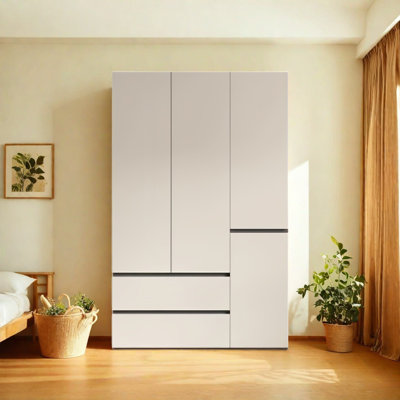 Simple Fashion Cream Style Wardrobe