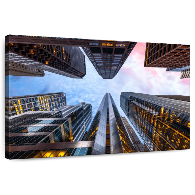 Lilie Chicago High Rises, 26" H x 39" W