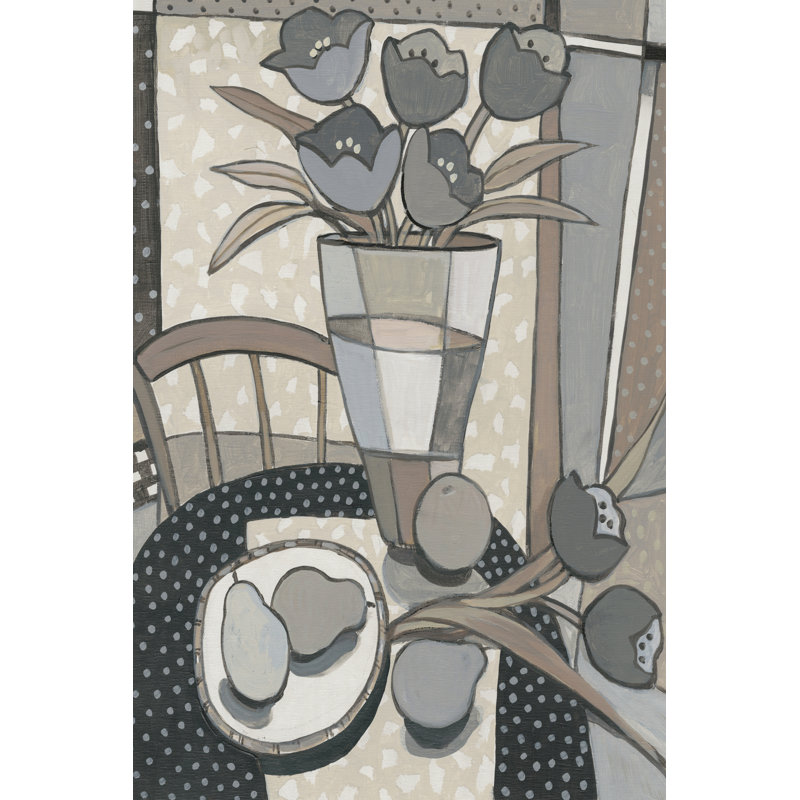 Table Top II - Wrapped Canvas Painting, 46cm H x 30cm W x 3.8cm D