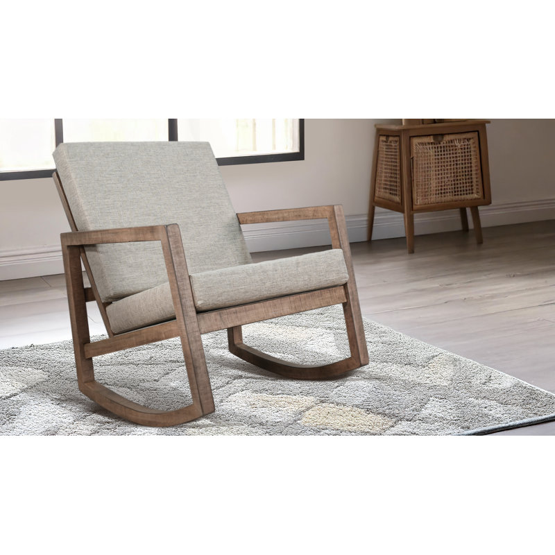  Morgan Modern Wood Rocker