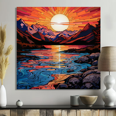 Breana - rivière, art mural
