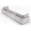 Canapé modulaire 154,4 po à 4 coussins-562346937