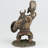 7.09 inches H Bronze Viking Warrior - Animation Style made of Cold Cast Bronze