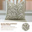 Housse de coussin en lin visqueux décoratif Fab Fabine Accent, (Shehjan, brun)-106270114-106270121