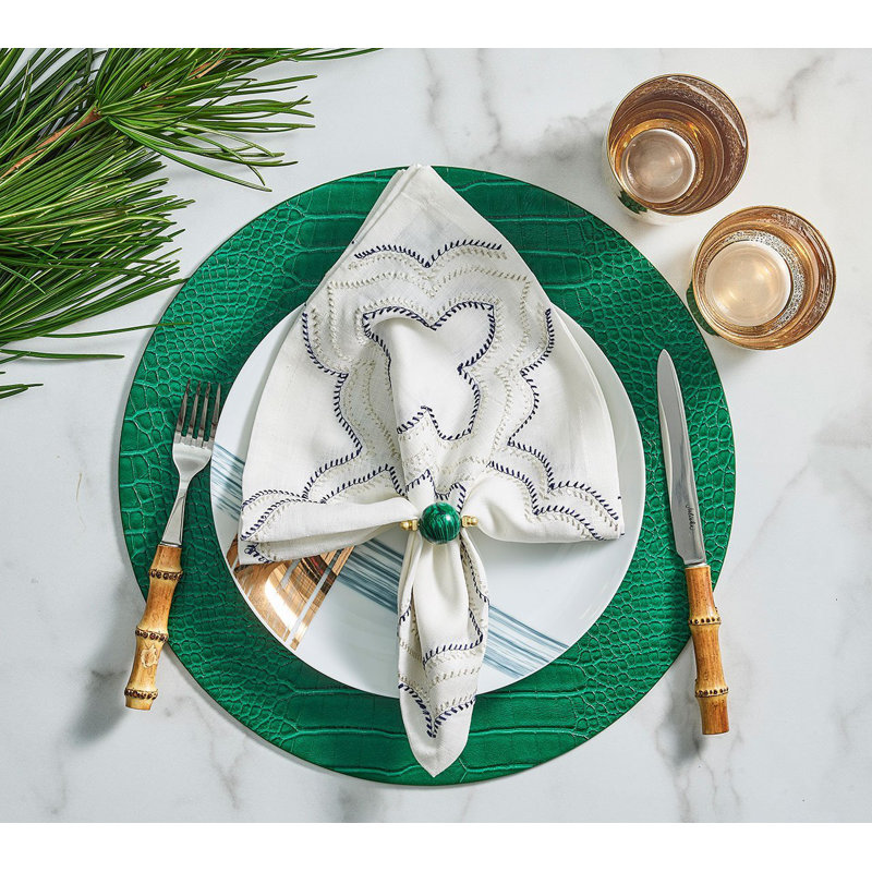 Croco Placemat, Emerald