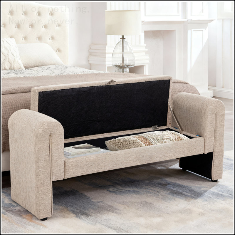 Banc de rangement de 60 pouces, Gruau