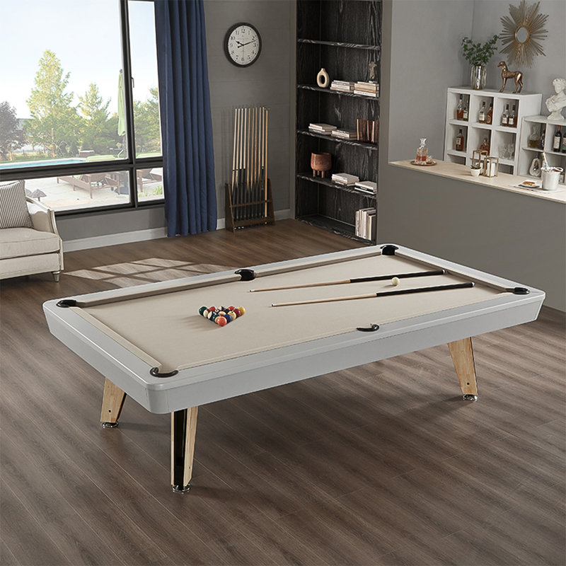 Multi-Functional Marble Three-in-One 9'Pool Table, 33.46" H x 112.20" W x 61.02" D
