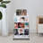 Simlai 44" H 4 Tier Free Standing Magazine Rack with Casters