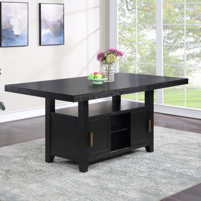 Donny Lequitta Counter Height Extendable Dining Table