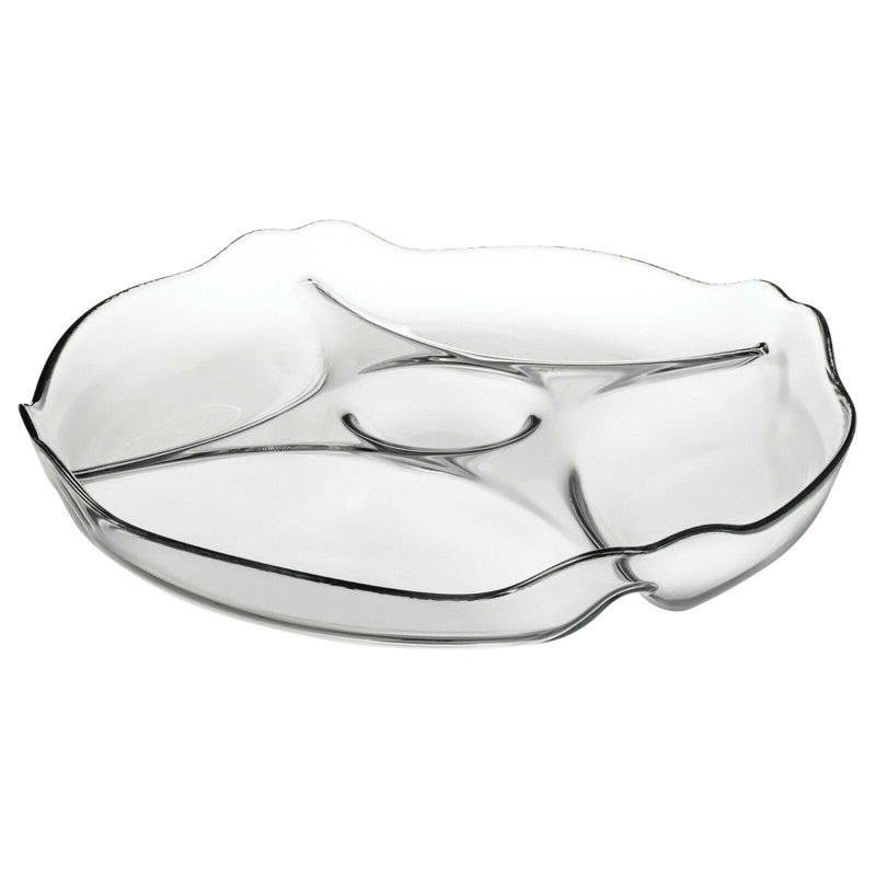 Symple Stuff Kumiko Glass Platter