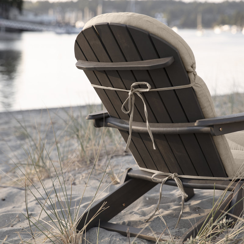 Coussin de chaise Adirondack d'extérieur 2,5 "Arte Selections Oceantex, Brun clair