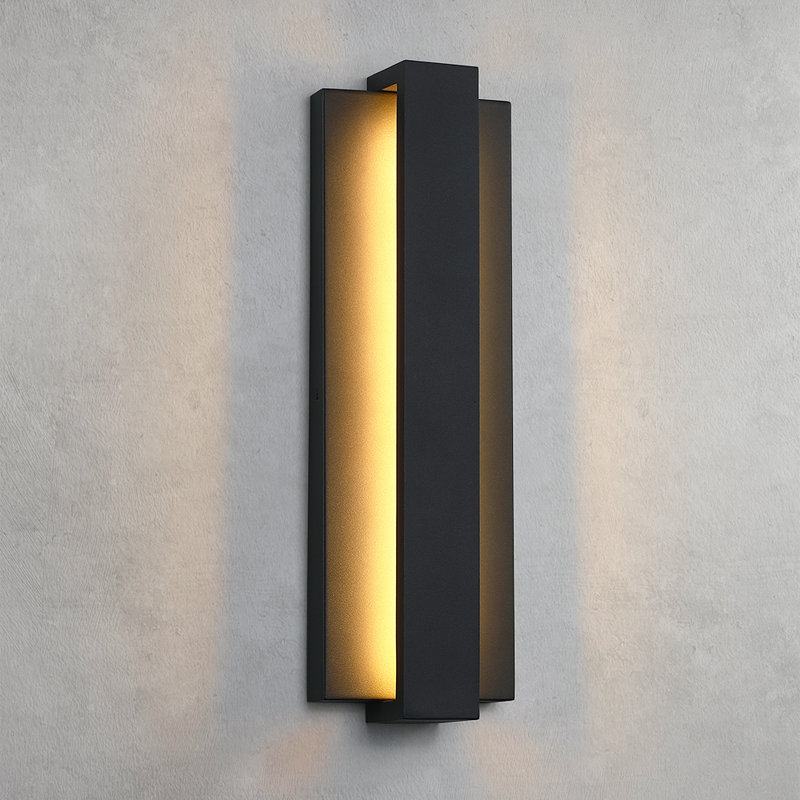 Shaleshia Aluminum LED Wall Light, 24" H x 6" W x 3" D