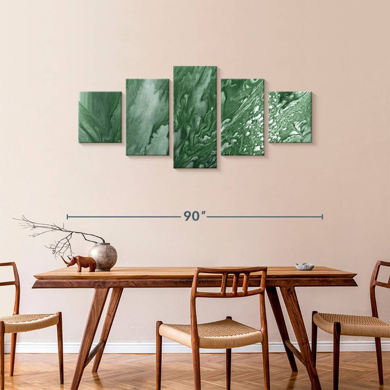 Malachite marbrée I, H 36 po x l 80 po