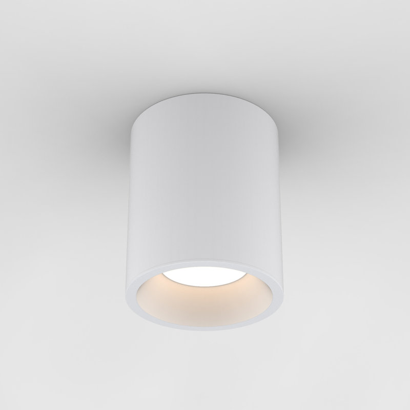 Kos LED Outdoor Flush Mount, 130, Textured White