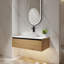 Meuble-lavabo flottant 36 po avec lavabo en céramique et tiroir à fermeture en douceur 36 po-710699398