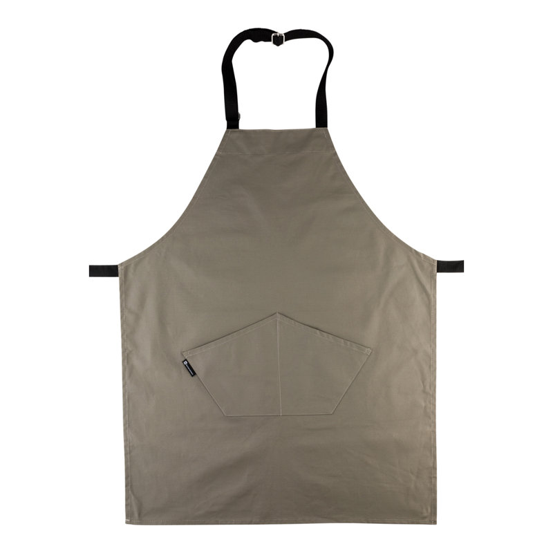 Tablier de cuisine en coton, Gris