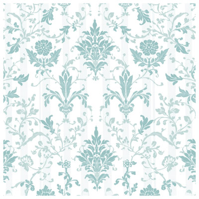 Édredon floral à motif damassé