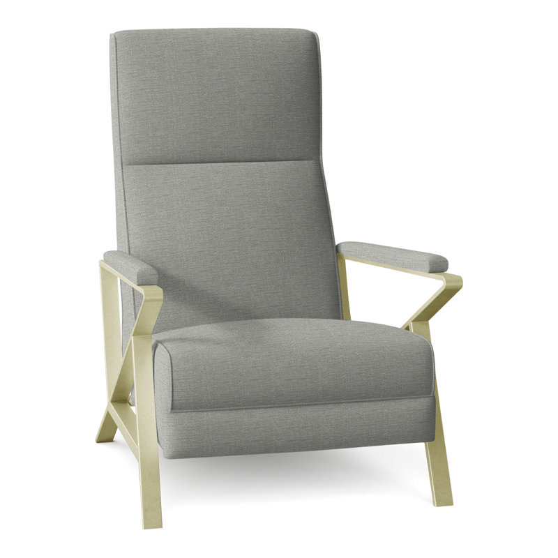 Infinity 28.25" Wide Manual Standard Recliner, Brushed Brass, 3152 Putty