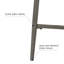 Tabouret de bar George Oliver Lalenia - velours brun