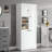 Tall Storage Cabinet with Adjustable Shelves-118319089