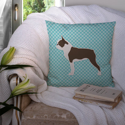 Boston Terrier Indoor/Outdoor Throw Pillow