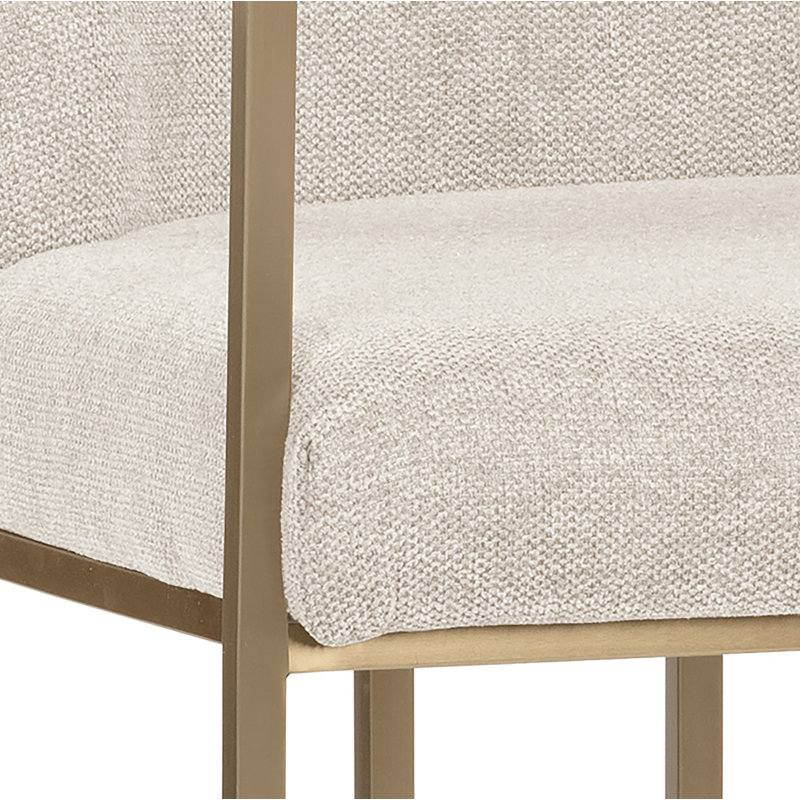 Fauteuil rembourré Caddo, Crème Performance Performance