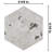 Sonar Hex 9" x 10" Porcelain Stone Look Wall & Floor Tile-52133574