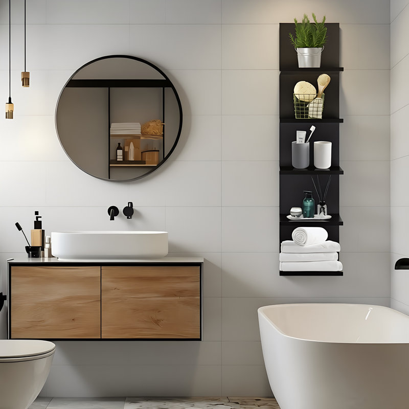 Étagère murale à 5 niveaux, Black