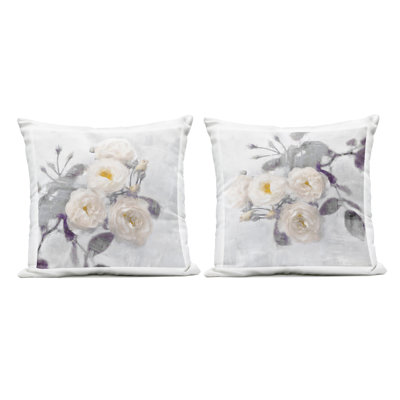 Country Blossoms Bundle Design by Emily Ford Outdoor Printed Pillow (Set of 2)