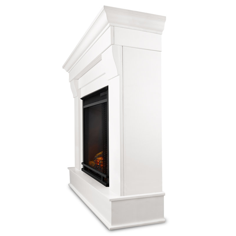 Chateau 41" Electric Fireplace by Real Flame, White
