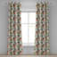 Rideau à œillets exotique Bay Isle Home ™ avec flamants roses Monstera et corail / vert olive / blanc-106689654