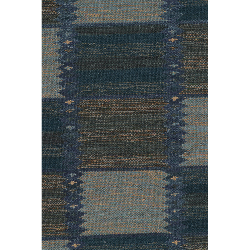 Scandinavian Wool Geometric Area Rug, Rectangle 10' x 14'