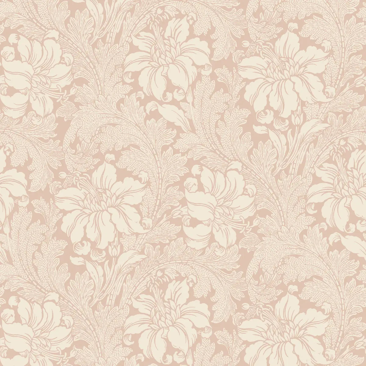 Boråstapeter Acanthus Garden Wallpaper, Blush